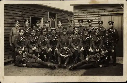 Foto Ak Britische Soldaten, Gruppenaufnahme