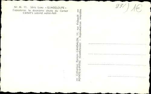Ak Capesterre Guadeloupe, Wasserfall