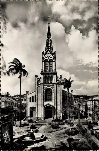 Ak Fort de France Martinique, La Cathedrale Saint Louis