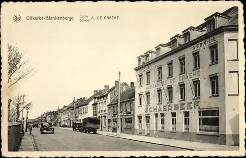 Ak Blankenberghe Blankenberge Westflandern, Ecole A. de Craene