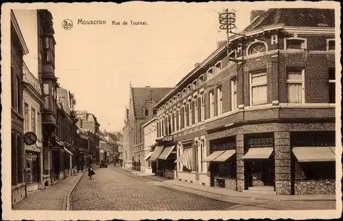 Ak Mouscron Wallonien Hennegau, Rue de Tournai