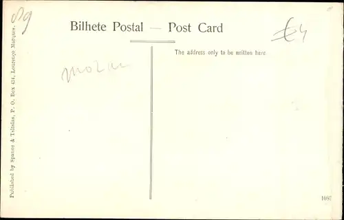 Ak Maputo Lourenco Marques Mosambik, Praca Mousinho d`Albuquerque, Band Stand