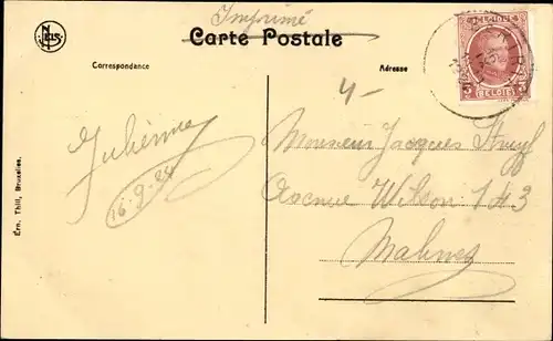 Ak Bertrix Wallonien Luxemburg, L'Eglise