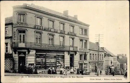 Ak Bon Secours Bonsecours Péruwelz Hennegau, Magasin du Bon Marché