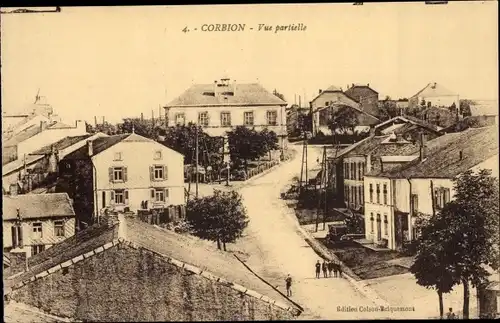 Ak Corbion Bouillon Wallonien Luxemburg, Vue partielle