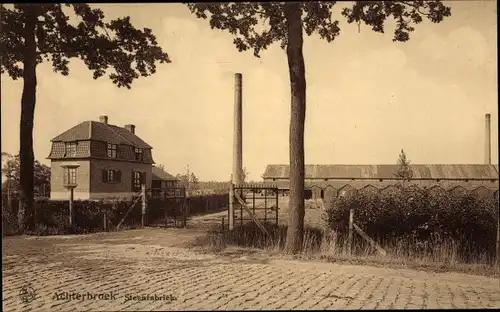 Ak Achterbroek Flandern Antwerpen, Steenfabriek