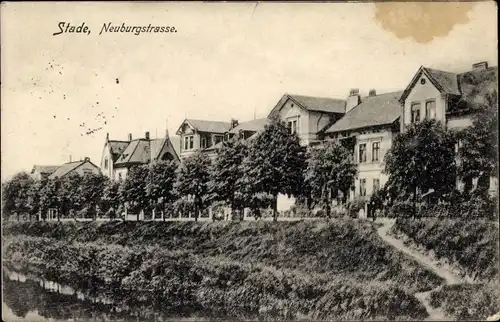 Ak Stade in Niedersachsen, Neuburgstraße