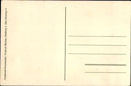 Ak Hamburg, Ehrentag d. Regiments 76, 7. September 1914, Kampf gegen die Zuaven, General von Quast