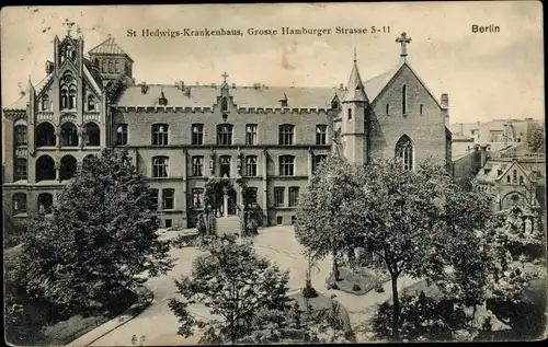 Ak Berlin Mitte, St. Hedwigs Krankenhaus, Große Hamburger Str. 5 bis 11