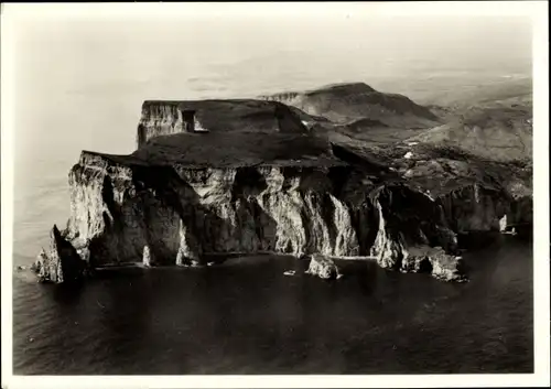 Sammelbild Zeppelin Weltfahrten II. Buch Serie Nordland Fahrten 1930 Bild 37, Bäreninsel