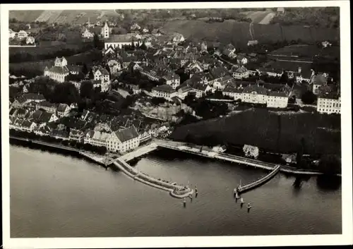 Sammelbild Zeppelin Weltfahrten II. Buch Serie Schweizer Fahrten Bild 67, Meersburg