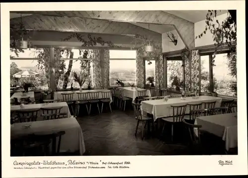 Ak Ochsenfurt am Main Unterfranken, Campingplatz-Waldhaus Polisina