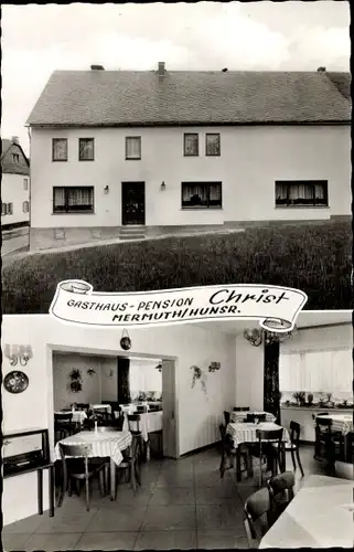 Ak Mermuth im Hunsrück, Gasthaus-Pension A. Christ