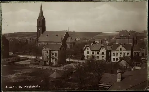 Ak Annen Witten an der Ruhr, Kirchstraße, Kirche