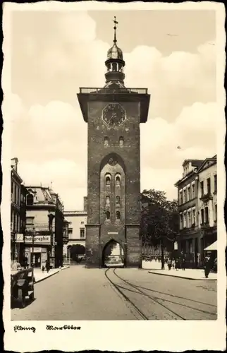 Ak Elbląg Elbing Westpreußen, Markttor