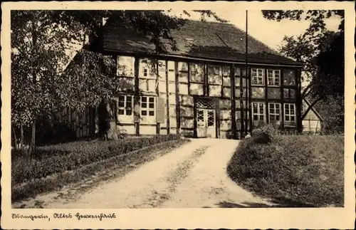 Ak Węgorzyn Wangerin Pommern, Altes Bauernhaus