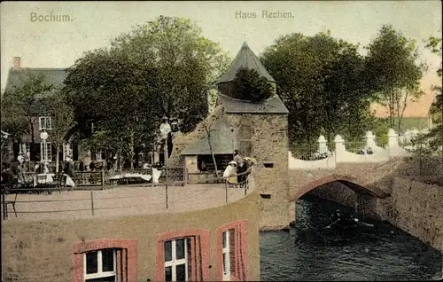 Ak Bochum im Ruhrgebiet, Gasthaus Haus Rechen