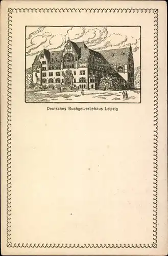 Ak Leipzig in Sachsen, Buchgewerbehaus, Germania Ring, 22 Ringtag u. 19 Deutscher Sammlertag