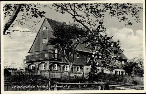 Ak Seeligstadt Großhartau Landkreis Bautzen, Schülerinnenheim