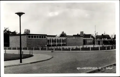 Ak Hollandscheveld Drenthe Niederlande, O.L. School