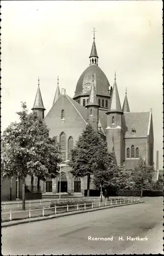 Ak Roermond Limburg Niederlande, H. Hartkerk