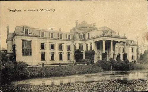 Ak Izegem Iseghem Westflandern, Kasteel (Zuidkant)