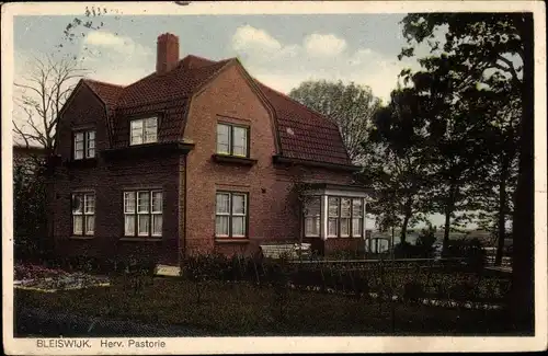 Ak Bleiswijk Südholland, Herv. Pastorie