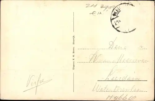 Ak Bleiswijk Südholland, Herv. Pastorie