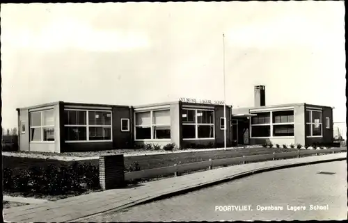 Ak Poortvliet Zeeland, Openbare Lagere School