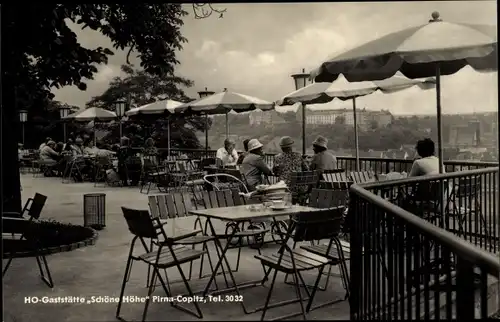 Ak Copitz Pirna in Sachsen, HO Gaststätte Schöne Höhe