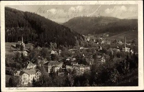 Ak Bad Reinerz Schlesien, Gesamtansicht der Stadt