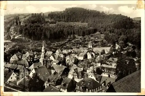 Ak Monschau Montjoie in der Eifel, Gesamtansicht