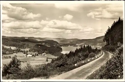 Ak Bärental Feldberg im Schwarzwald, Titiseeblick von der Straße Titisee Bärental