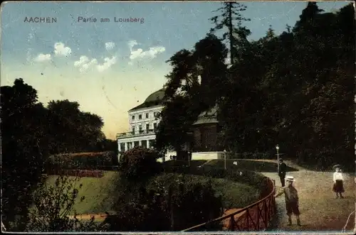 Ak Aachen in Nordrhein Westfalen, Partie am Lousberg, Kinder