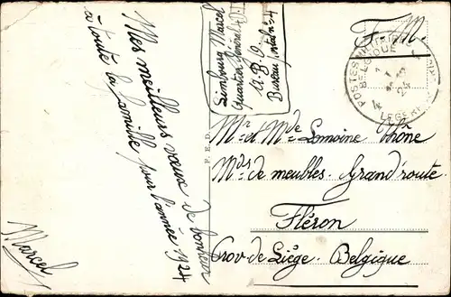 Ak Krefeld am Niederrhein, Am Amtsgericht, Häuser