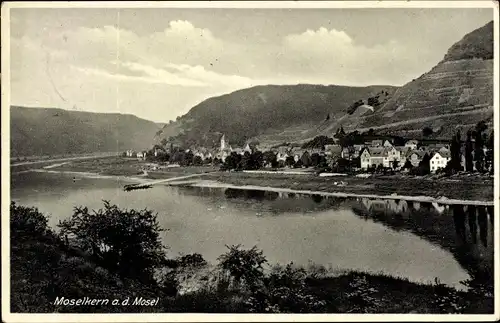 Ak Moselkern an der Mosel, Panorama