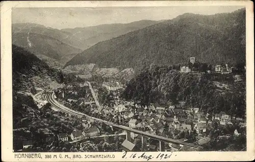 Ak Hornberg im Schwarzwald, Panorama