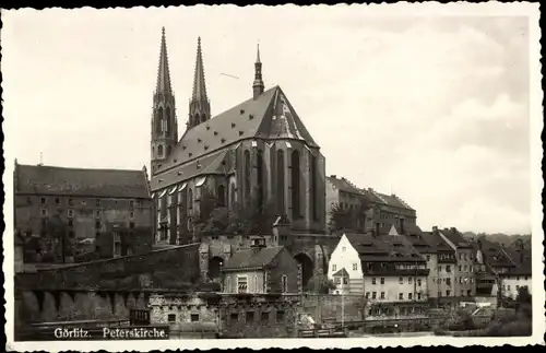 Ak Görlitz in der Lausitz, Peterskirche