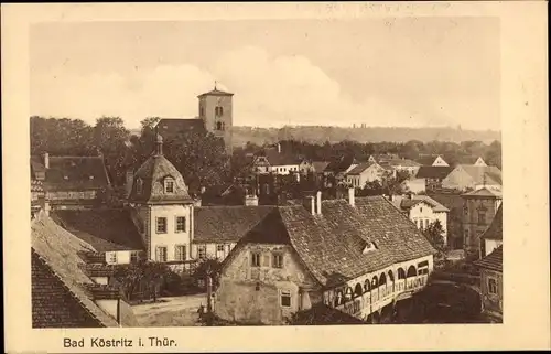 Ak Bad Köstritz in Thüringen, Ortsansicht