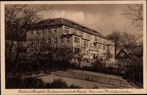 Ak Bethel Bielefeld in Nordrhein Westfalen, Diakonissenanstalt Sarepta, Kinderkrankenhaus