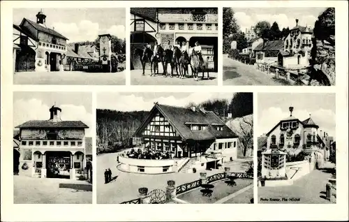 Ak Fischbach Kelkheim im Taunus, Hofgut Rettershof, Reitschule, Kaffee zum fröhlichen Landmann