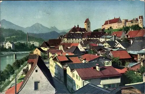 Ak Füssen im Ostallgäu, Blick auf das Hohe Schloß