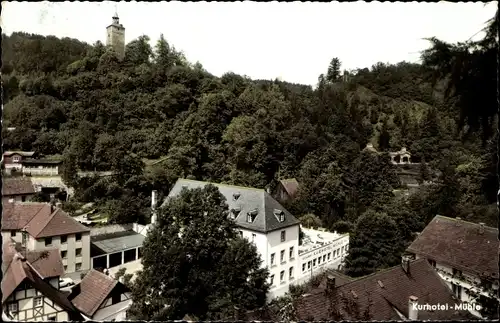 Ak Bad Berneck im Fichtelgebirge Bayern, Kurhotel, Mühle