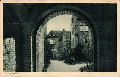 Ak Elberfeld Wuppertal, Toreinfahrt