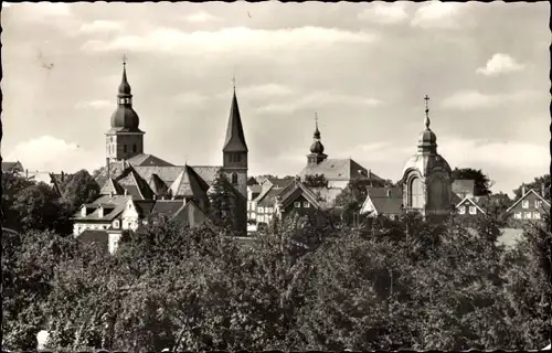 Ak Radevormwald Bergisches Land, Blick auf die vieltürmige Bergstadt