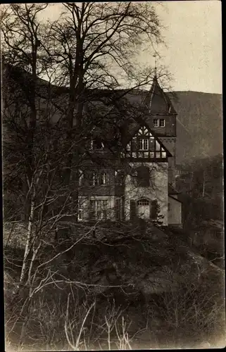 Foto Ak Altena in Westfalen, Fachwerkhaus mit Turm