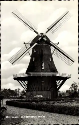 Ak Renswoude Utrecht Niederlande, Walderveense Molen