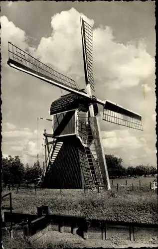 Ak Zuilen Utrecht Niederlande, Wipwatermolen