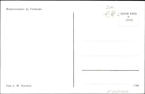 Ak Tienhoven Utrecht, Wipkorenmolen