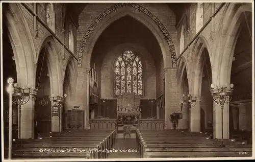 Ak Westgate on Sea Kent England, St. Saviour's Church